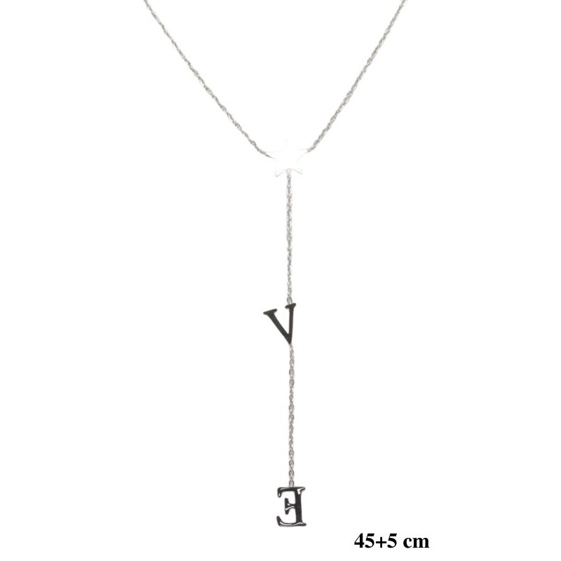 Naszyjnik ze stali chirurgicznej - MF5326S-1