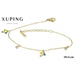 Bransoletka ze stali chirurgicznej Xuping 14k - MF5354