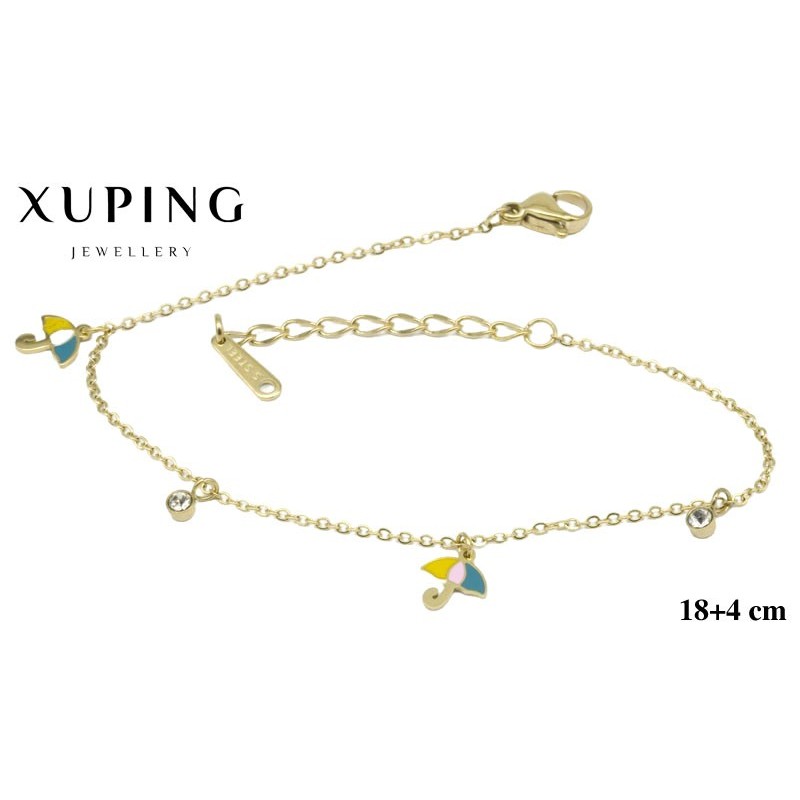 Bransoletka ze stali chirurgicznej Xuping 14k - MF5354