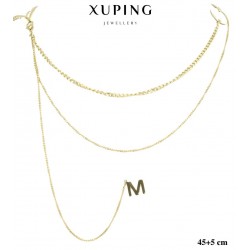 Naszyjnik ze stali chirurgicznej Xuping 14k - MF5995