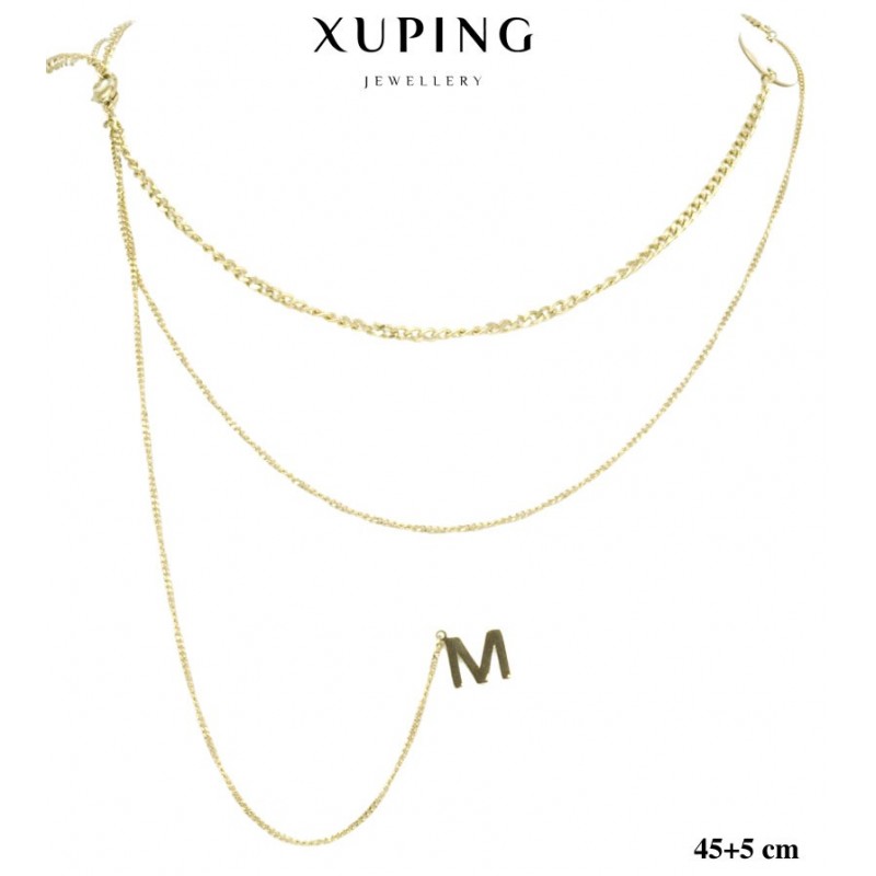 Naszyjnik ze stali chirurgicznej Xuping 14k - MF5995