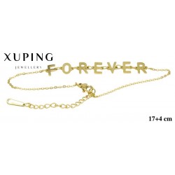 Bransoletka ze stali chirurgicznej Xuping 14k - MF4616