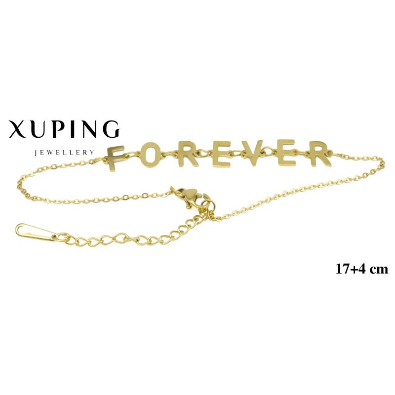 Bransoletka ze stali chirurgicznej Xuping 14k - MF4616