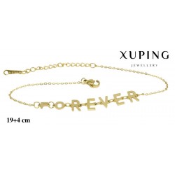 Bransoletka ze stali chirurgicznej Xuping 14k - MF6959