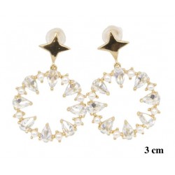 Kolczyki Xuping pozłacane 18k - MF6865