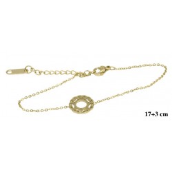 Bransoletka ze stali chirurgicznej 14k - FM10536BA