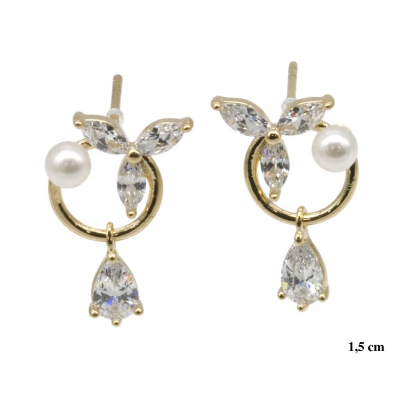 Kolczyki Xuping pozłacane 18k - MF7647
