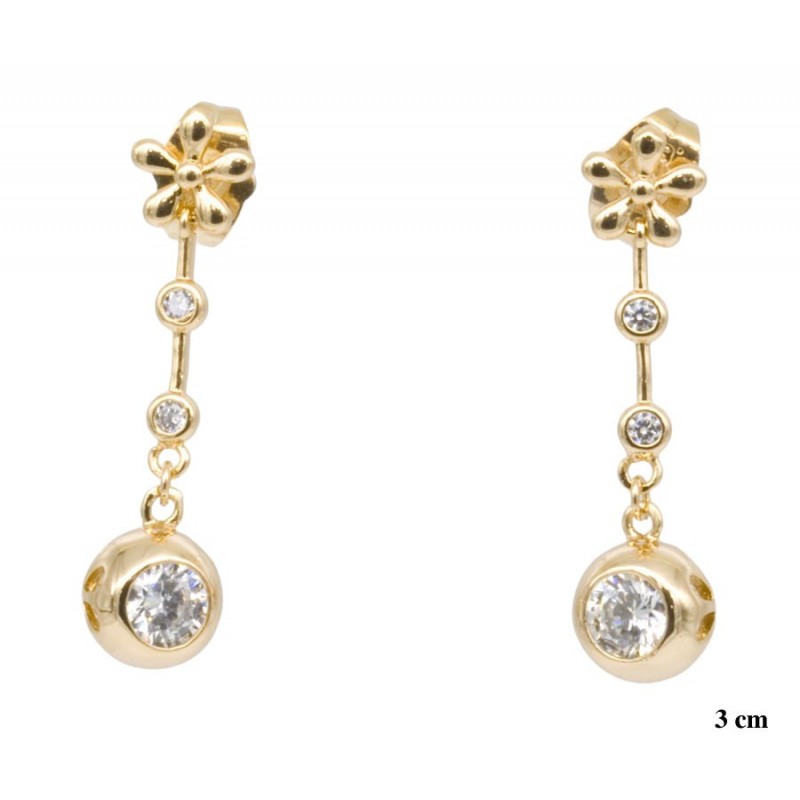 Kolczyki Xuping pozłacane 18k - MF7597-2