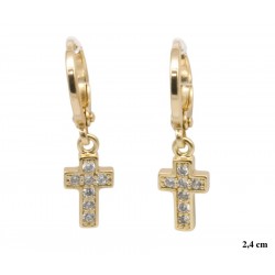 Kolczyki Xuping pozłacane 18k - MF7230