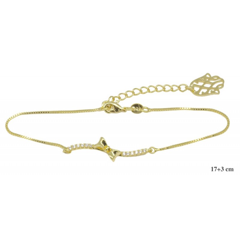 Bransoletka Xuping pozłacana 14k - MF8090