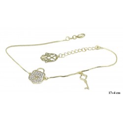 Bransoletka ze stali chirurgicznej Xuping 14k - MF8089