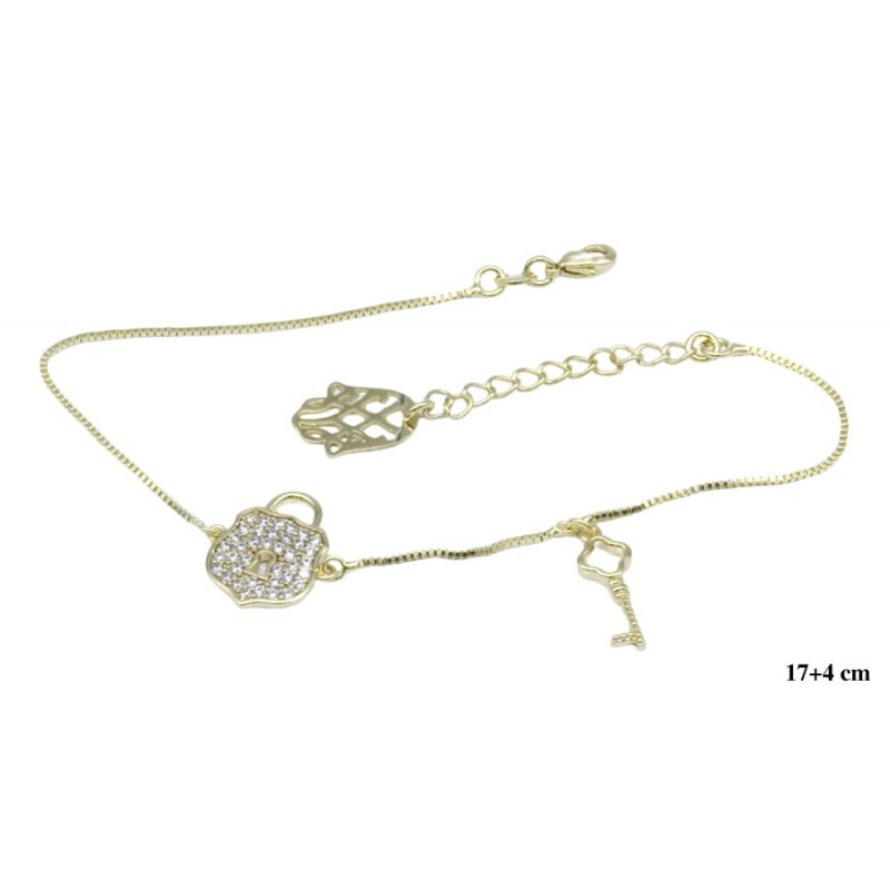 Bransoletka ze stali chirurgicznej Xuping 14k - MF8089