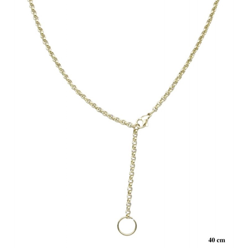 Naszyjnik Xuping ze stali chirurgicznej 14k - MF7711A