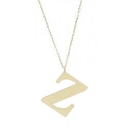 Literki - naszyjnik ze stali chirurgicznej - Literka "Z"