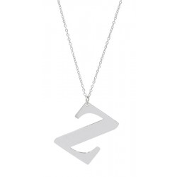 Literki - naszyjnik ze stali chirurgicznej - Literka "Z"