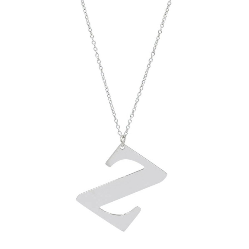 Literki - naszyjnik ze stali chirurgicznej - Literka "Z"