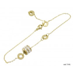 Bransoletka Xuping 14k Stal 316L - MF5984