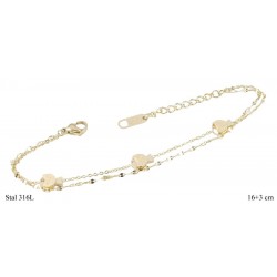 Bransoletka Xuping stal 316L - MF9086