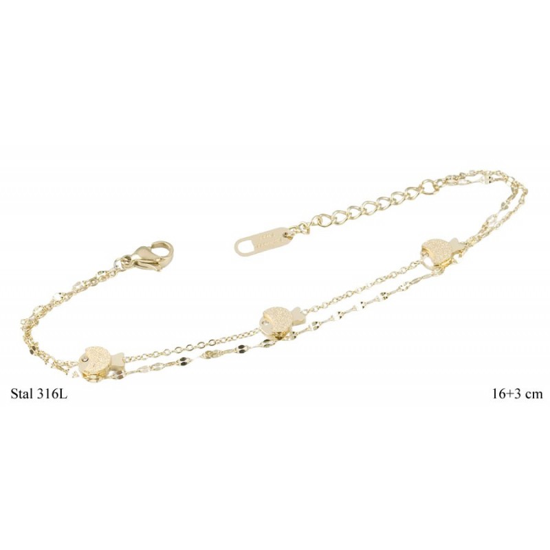 Bransoletka Xuping stal 316L - MF9086