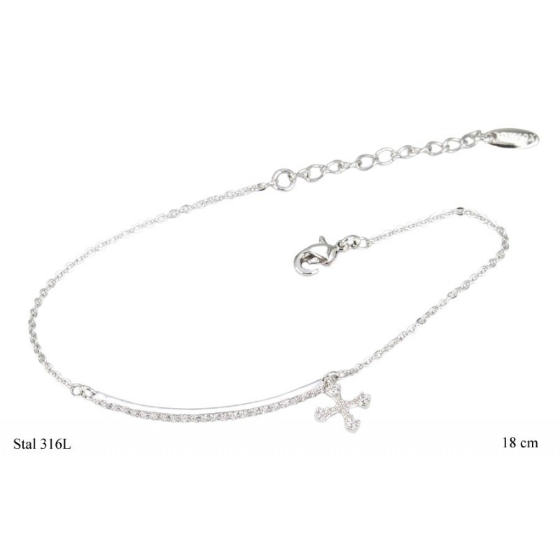Bransoletka Xuping rodowana - MF9570