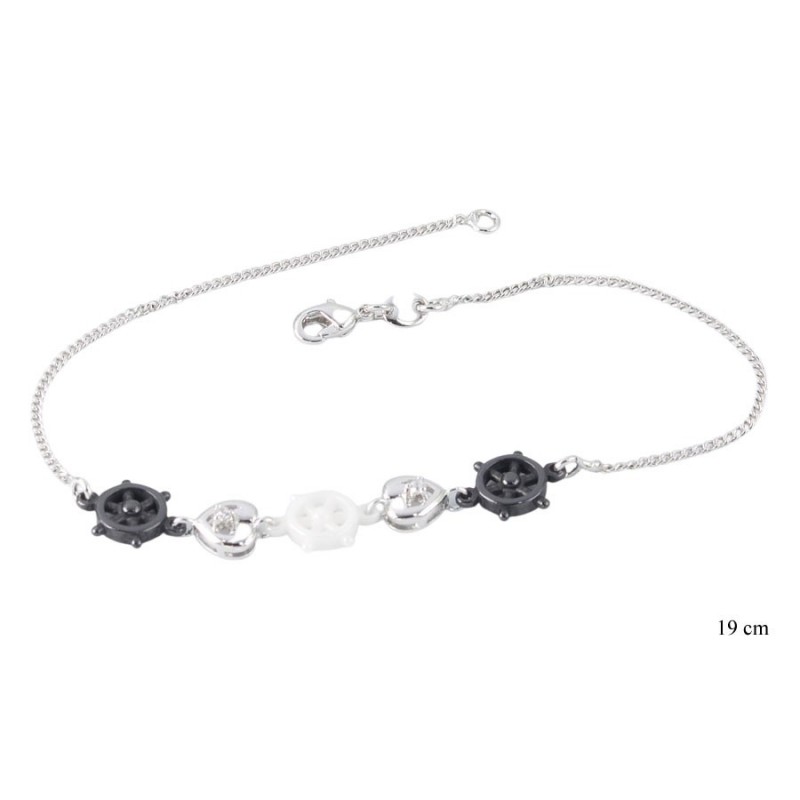 Bransoletka Xuping rodowana - MF9002