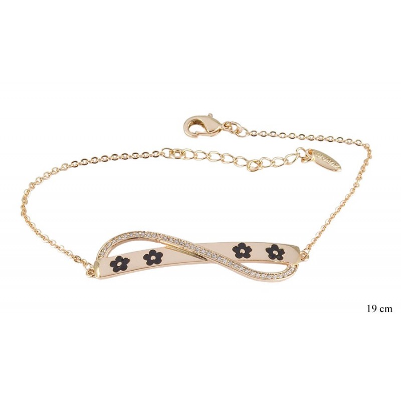 Bransoletka Xuping pozłacana 18k - MF10454