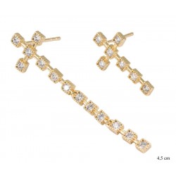 Kolczyki Xuping pozłacane 18k - MF10110