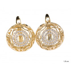 Kolczyki Xuping pozłacane 18k - MF10063