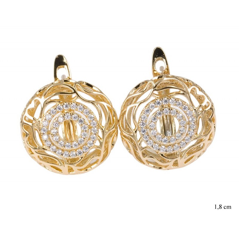 Kolczyki Xuping pozłacane 18k - MF10063