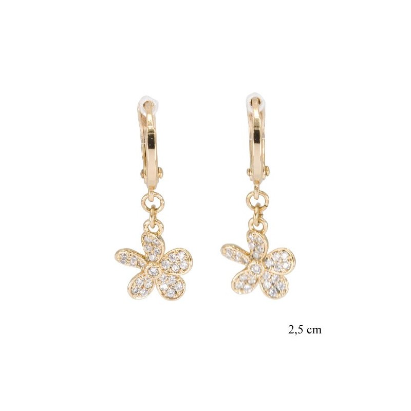 Kolczyki Xuping pozłacane 18k - MF10350