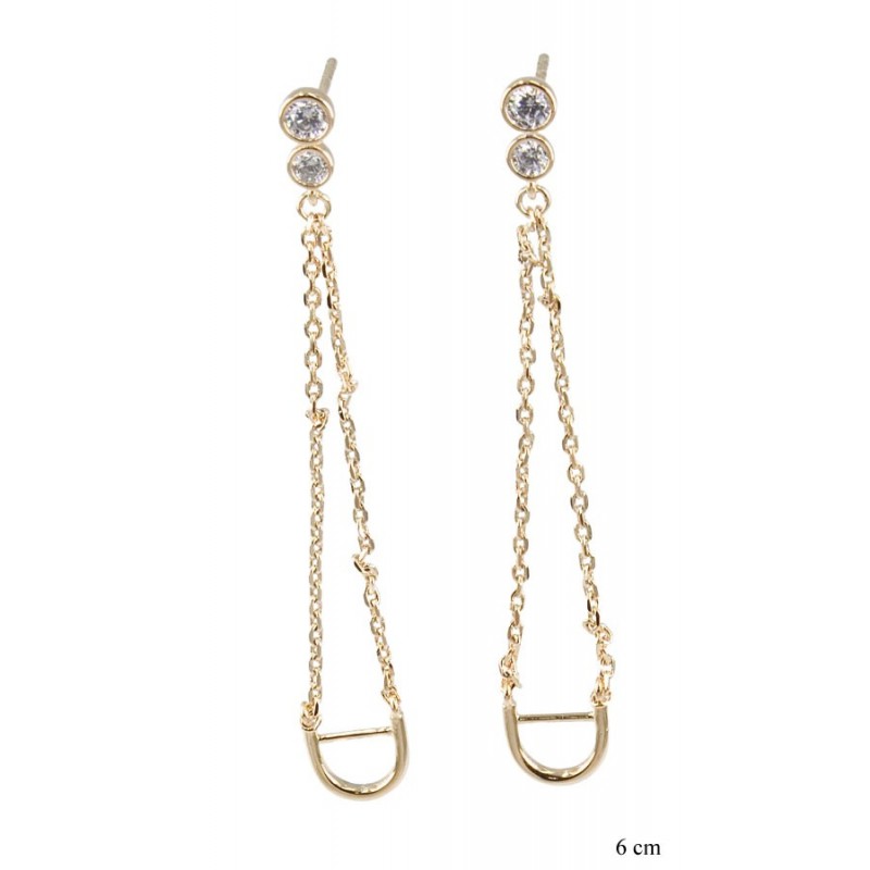 Kolczyki Xuping pozłacane 18k - MF10850