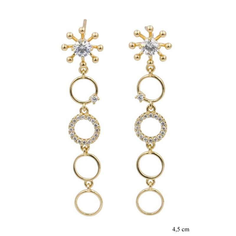 Kolczyki Xuping pozłacane 18k - MF11430