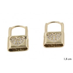 Kolczyki Xuping pozłacane 18k - MF11105