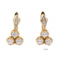 Kolczyki Xuping pozłacane 18k - MF10709