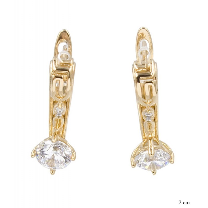 Kolczyki Xuping pozłacane 18k - MF10436