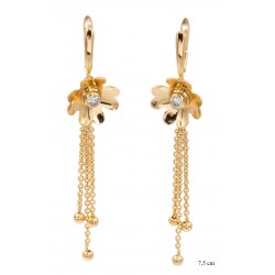 Kolczyki Xuping pozłacane 18k - MF11135