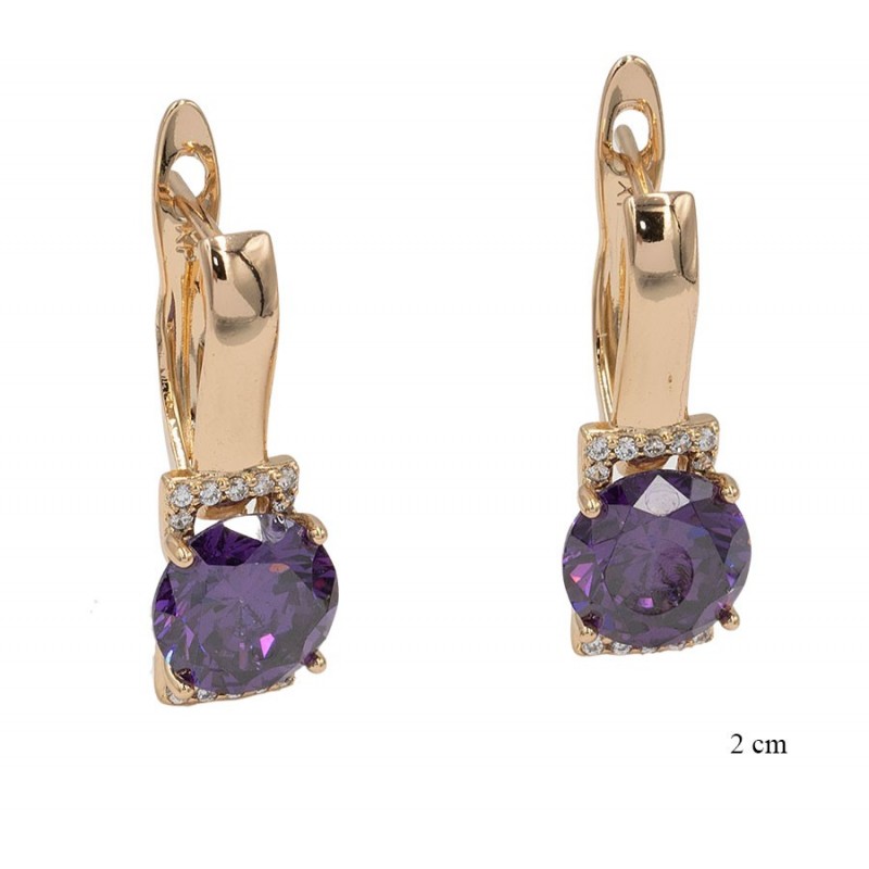 Kolczyki Xuping pozłacane 18k - MF10080