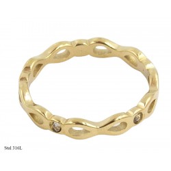 Pierścionek Xuping Stal 316L - MF12177
