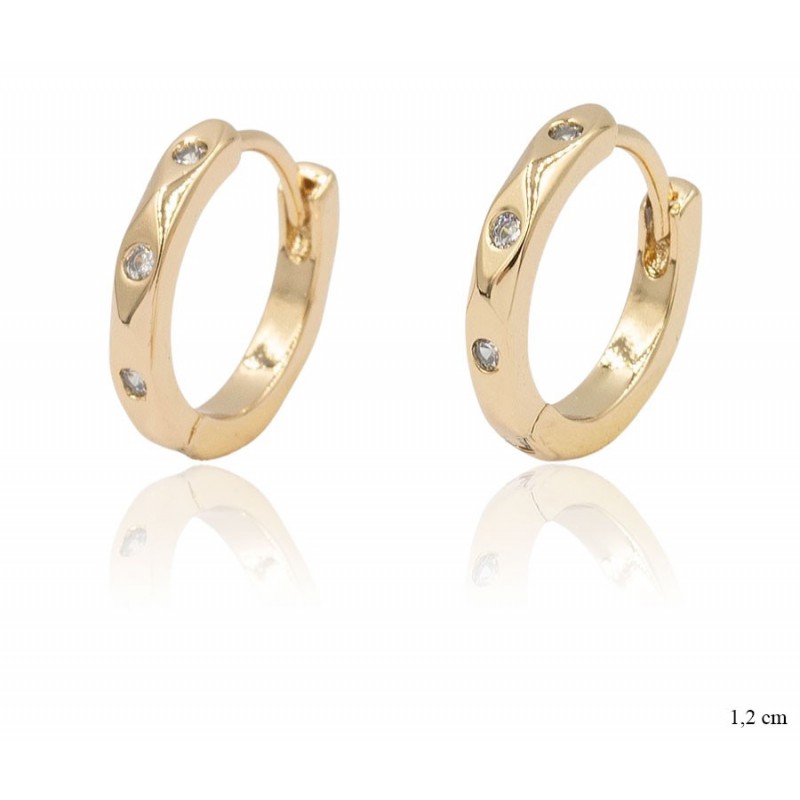 Kolczyki Xuping pozłacane 18k - MF11776