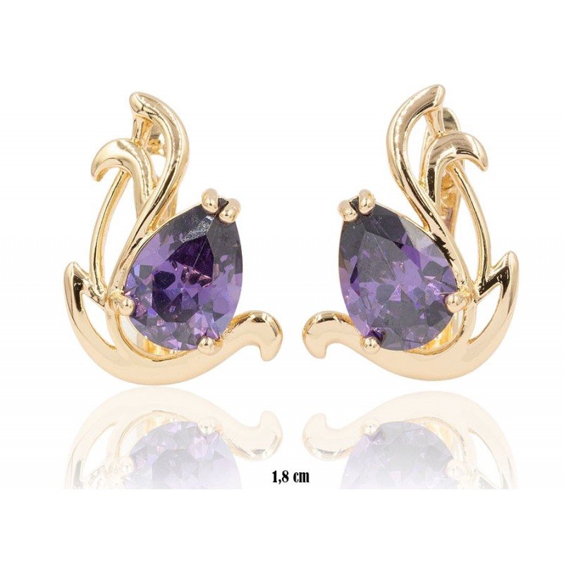Kolczyki Xuping pozłacane 18k - MF12507-1
