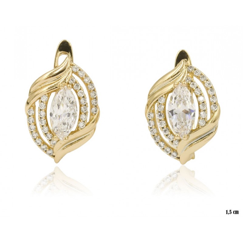 Kolczyki Xuping pozłacane 18k - MF12509