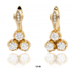 Kolczyki Xuping pozłacane 18k - MF12926