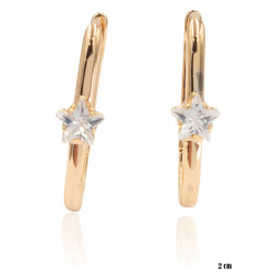 Kolczyki Xuping pozłacane 18k - MF13795