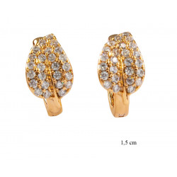 Kolczyki Xuping pozłacane 18k - MF15010