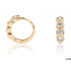 Kolczyki Xuping pozłacane 18k - MF16087