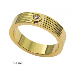 Pierścionek Xuping Stal 316L - MF17539