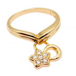 Pierścionek Xuping pozłacany 18k - MF17342