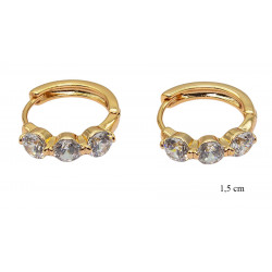 Kolczyki Xuping pozłacane 18k - MF17132