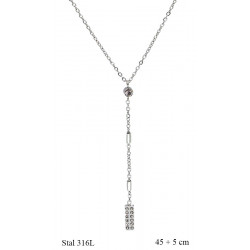 Naszyjnik Xuping Stal 316L rodowany - MF17821