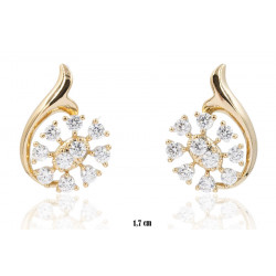 Kolczyki Xuping pozłacane 18k - MF18575